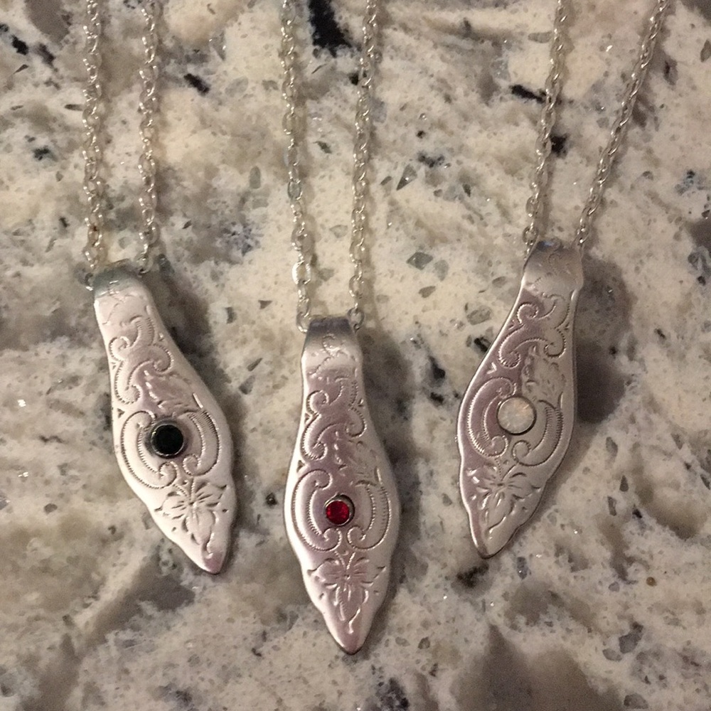 Vintage Flatware Birthstone Pendants limited qty